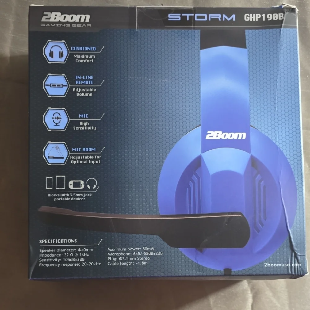 Storm Blue Gaming Headset